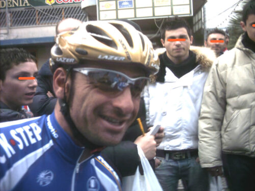 Paolo Bettini 2006 beim Zeitfahren der Settimana Internazionale Coppi e Bartali - Autor Author Enrico Siboni at Italian Wikipedia