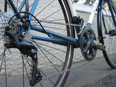 Detail des Wechsel Fiete: Schaltwerk, Kassette und Kurbel
