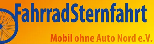 Logo der FahrradSternfahrt von Mobil ohne Auto Nord e. V.