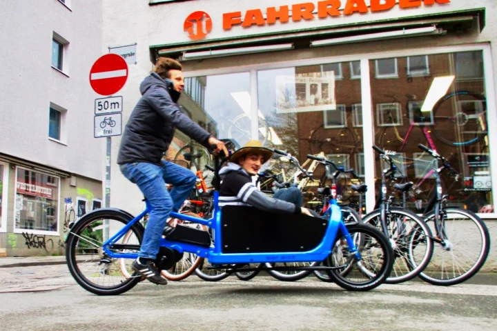„BBF Miami“ Lastenrad mit E-Antrieb bei „at Fahrräder“ in Lübeck brandneu