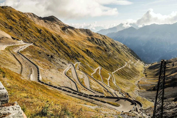 Ihre Majestät der Stelvio bei at Fahrräder - Passo dello Stelvio beim Granfondo Stelvio Santini 2022