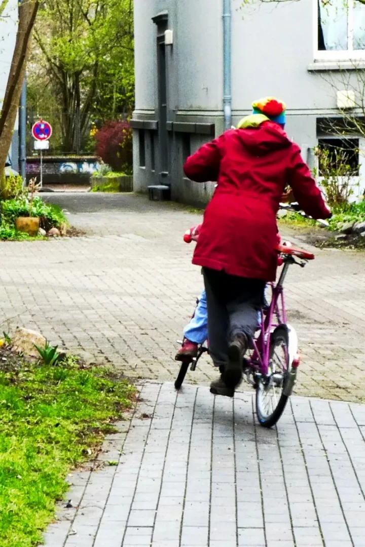 Tandem für Kind plus Erwachsene:n von Pedersen - ein Traum in Rosa und neu renoviert von at Fahrräder in Lübeck