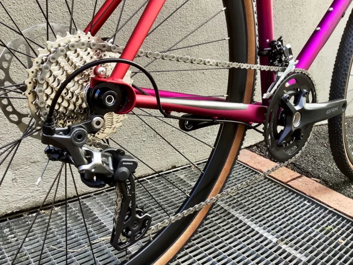 Böttcher Evolution Gravel in der Sonderfarbe Gradient Sunrise, Rahmen aus Reynolds 853