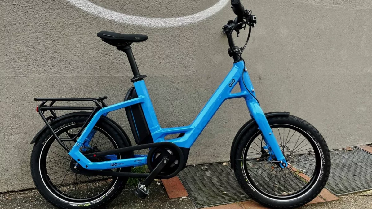 Das E-Bike QIO Eins-8A als Kompaktrad jetzt im Angebot bei at Fahrräder, dem Fahrradladen in Lübeck: 2.499€